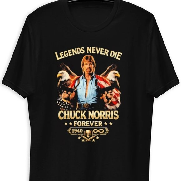 Brooke B Other - Legends Never Die Chuck Norris Forever 1940-2026 Unisex T Shirt 73